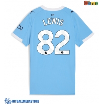 Fotballdrakt Dame Manchester City Rico Lewis #82 Hjemmedrakt 2025-26 Kortermet